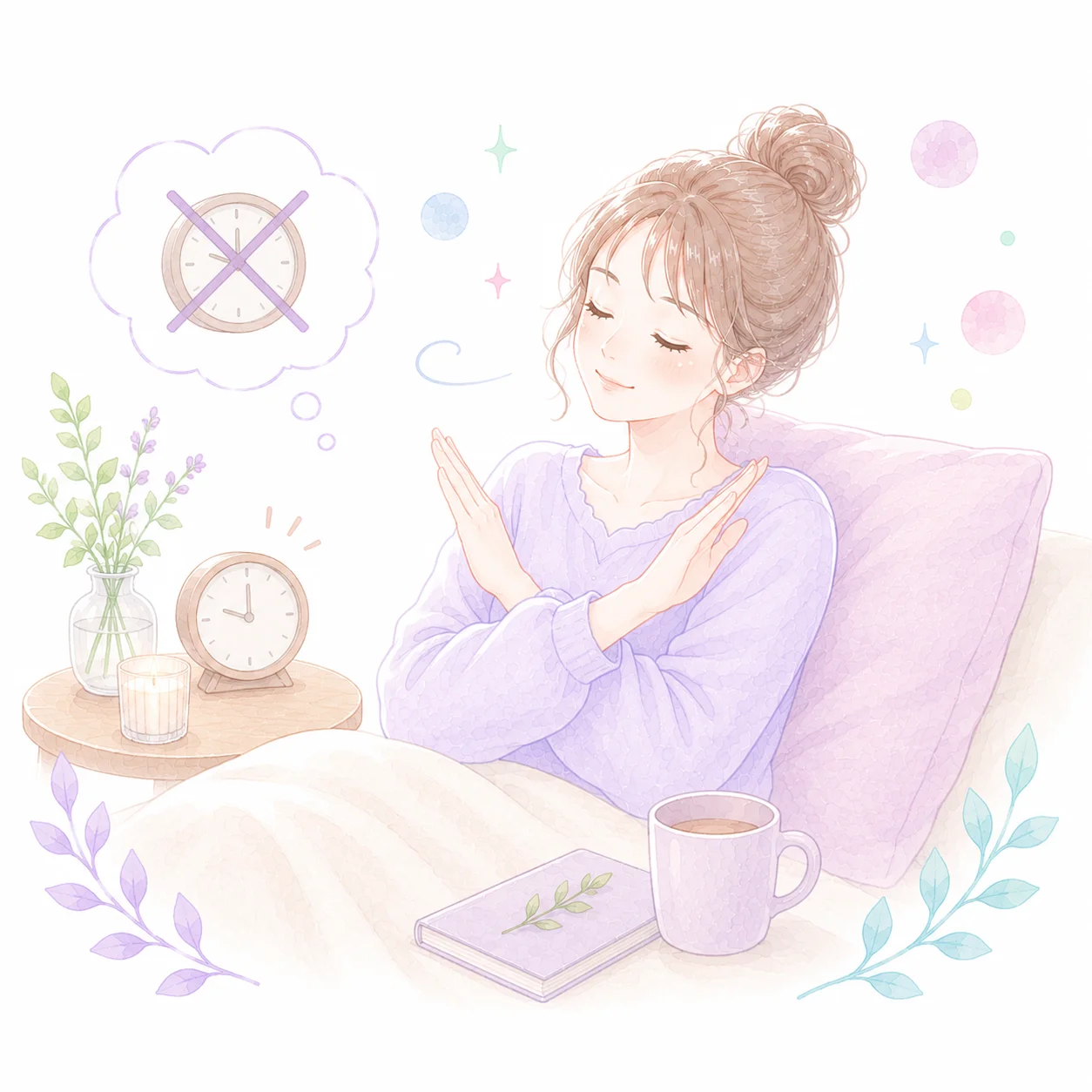 時計を見ないイメージ
