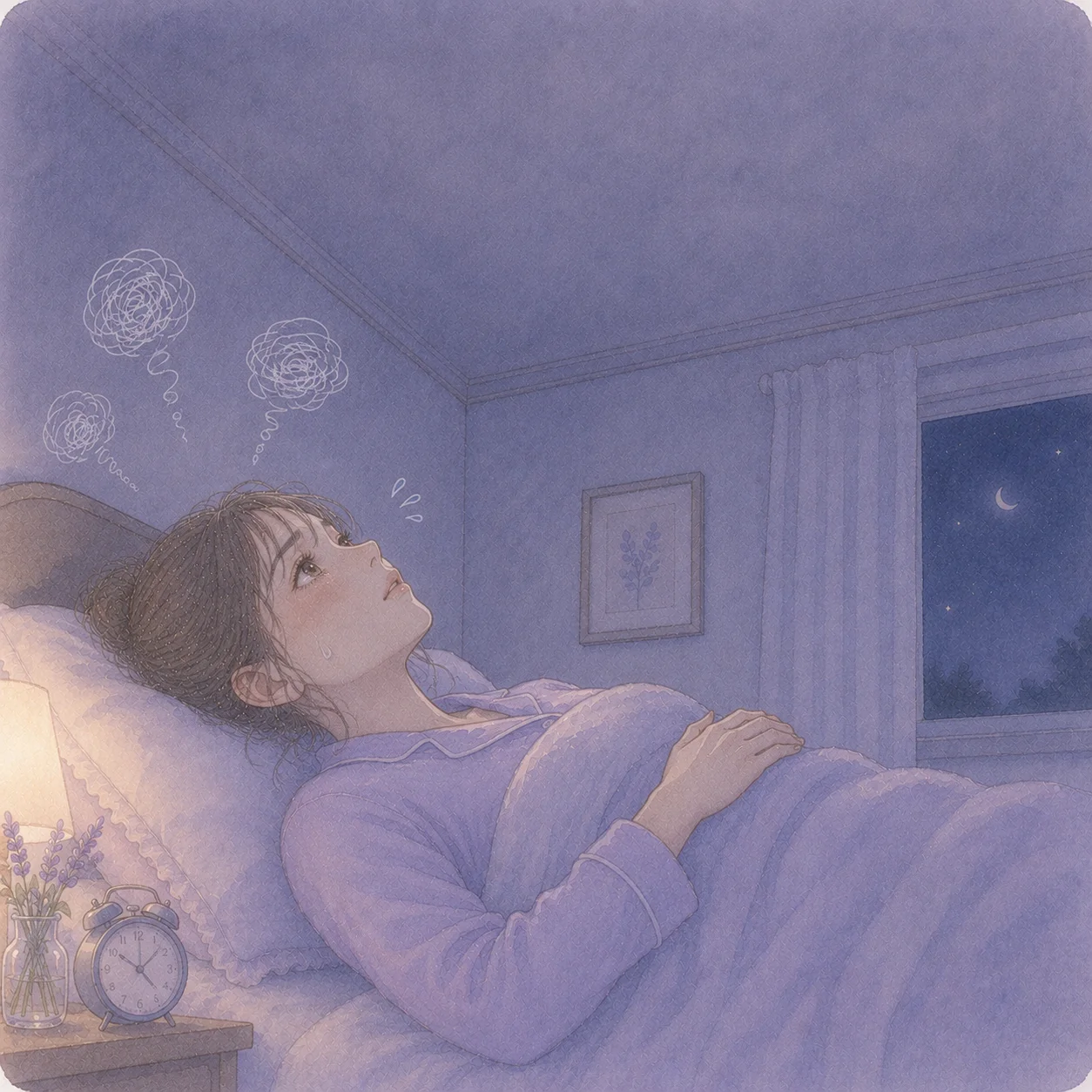 眠れないイメージ