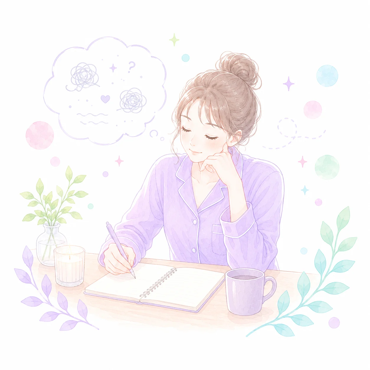 紙に書き出すイメージ