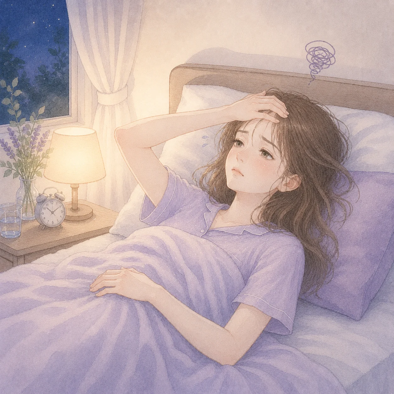 寝苦しいイメージ
