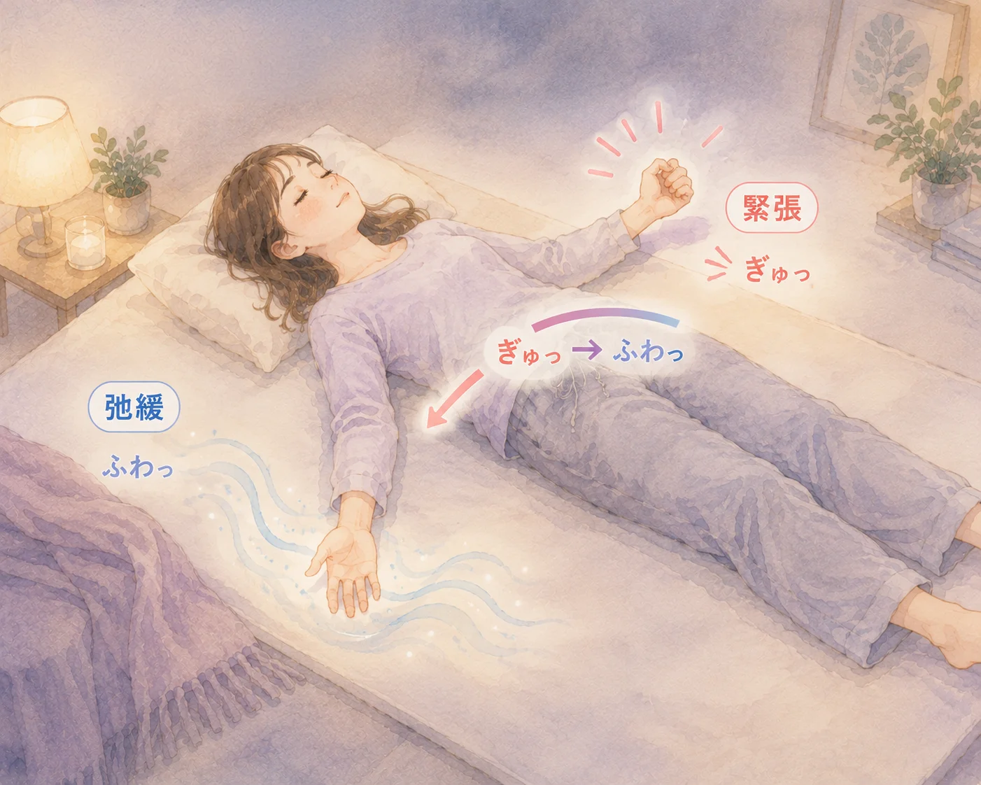 漸進的筋弛緩法イメージ