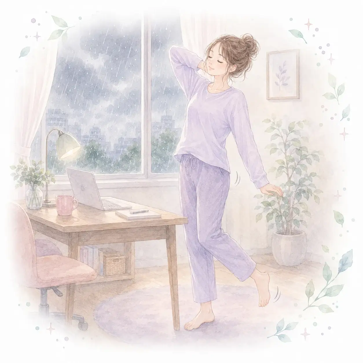 こまめに体を動かすイメージ