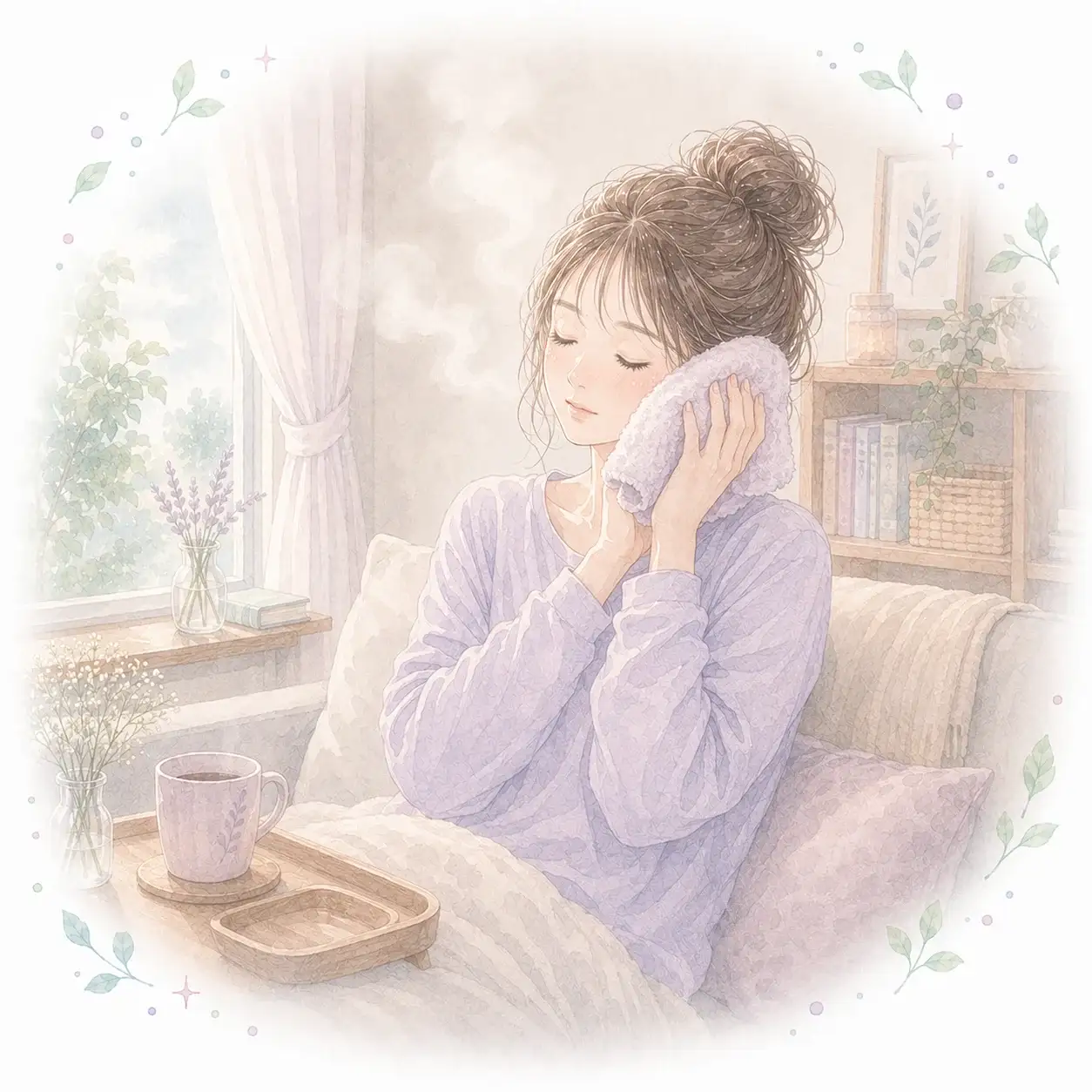 耳のまわりを冷やさないイメージ